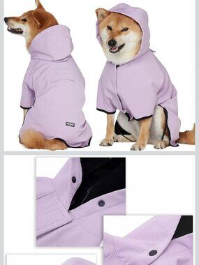Blueberry Pet Raincoat